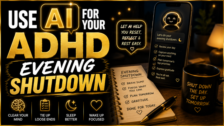 Use AI for your ADHD Evening Shutdown