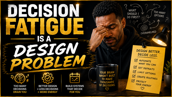Decision Fatigue Is a Design Problem