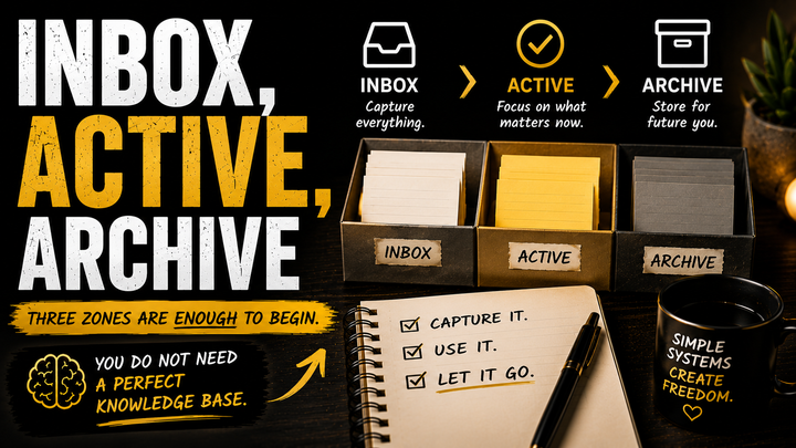 Inbox, Active, Archive