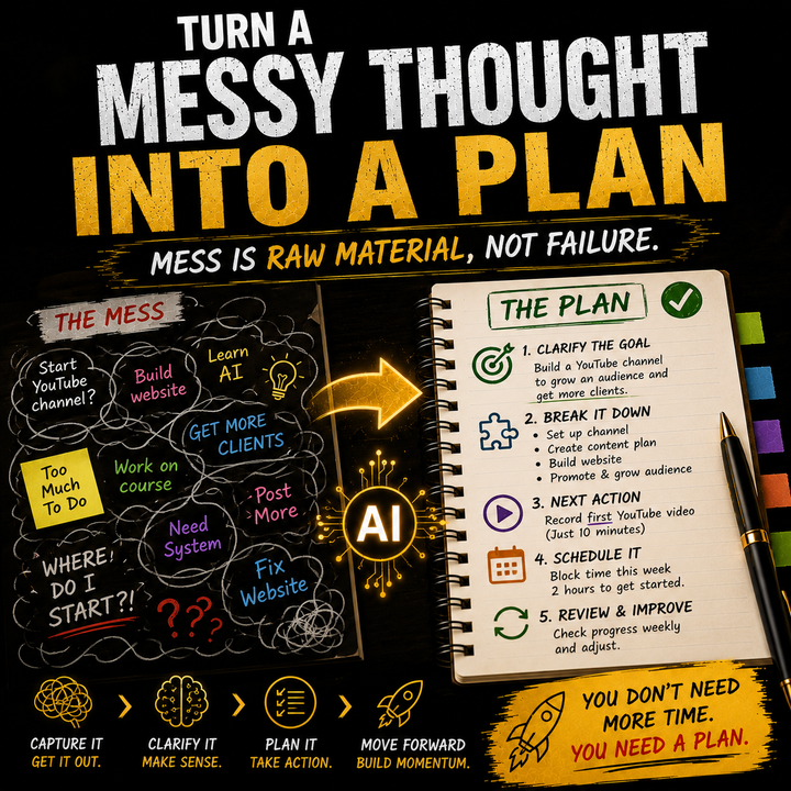 Turn a Messy Thought Into a Plan
