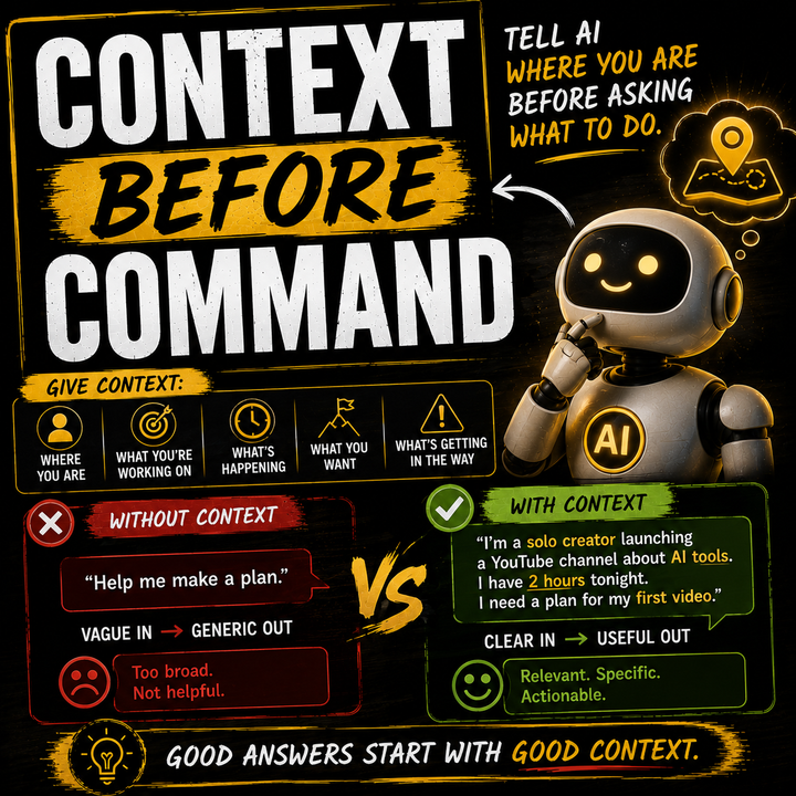 Context Before Command
