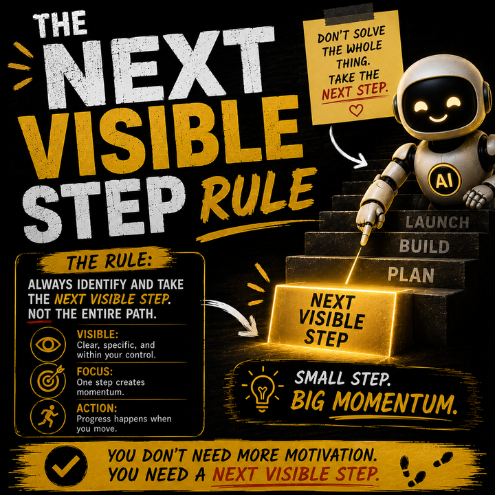 The Next Visible Step Rule
